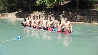 Lifeguarding Drill Shallow Water Line Search Rotating and Shifting [upl. by Panaggio]