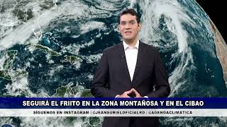 Sábado 25 noviembre  Períodos lluviosos por vaguada y frescura en la noche por vientos del noreste [upl. by Ahsinoj]