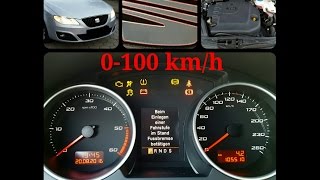 😈 Seat Exeo 20  0100 kmh Schaltwippen  Shift Paddle Acceleration  Beschleunigung Speed Test ST [upl. by Seko]