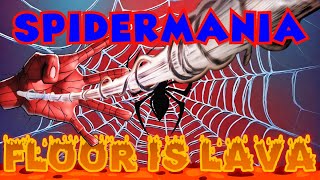 SPIDERMANIA FLOOR IS LAVA EXERCISE BRAIN BREAK FOR KIDS RUN CHASE LIKE GONOODLE FREEZE DANCE JUST [upl. by Aarika]