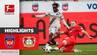 Bayer Keeps On Winning  Heidenheim  Bayer Leverkusen 12  Highlights  MD 22 – Bundesliga 2324 [upl. by Carrington698]