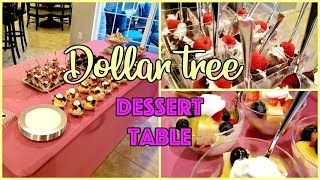 DOLLAR TREE DESSERT TABLE [upl. by Anirda54]