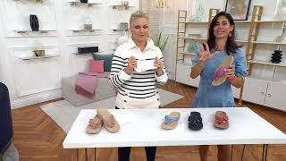 Vionic Bow Thong Sandals  Bella Anniversary on QVC [upl. by Schaaff]