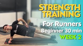 Beginner Strength Training for Running  Week 2 30 Minutes [upl. by Hsara]