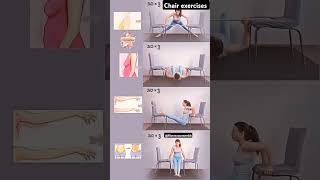 Chair exercises weight loss at home for women chairexercises weightloss shorts [upl. by Earazed985]