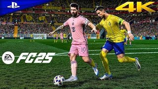 PS5 PRO FC 25Inter Miami vs Al Nassr ft RonaldoMessi  Full match  2425 4K 60FPS HDR [upl. by Encratia]