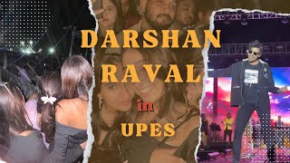 DARSHAN RAVAL in upes 🥹🫶 upes dehradun fest  darshan raval concert  upes college [upl. by Haerr671]