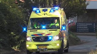 LUCHTHOORN Ambulances en Huisarts met spoed in Blaricum 493 [upl. by Nysilla]