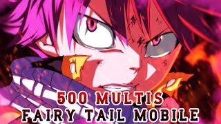 5000 INVOCATIONS JEU FAIRY TAIL FIERCE FIGHTING fairytail fairy tail mobile [upl. by Prosser]