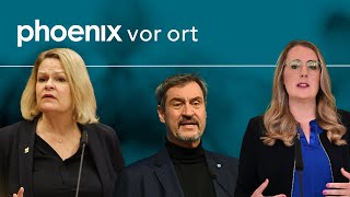 phoenix vor ort ua Sondersitzung des Wahlprüfungsausschusses des Bundestages  12112024 [upl. by Milty]