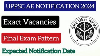 UPPSC AE 2024 OFFICIAL EXAM PATTERN UPDATEUPPSC AE 2024 NOTIFICATIONUPPSC AE OFFICIAL VACANCY [upl. by Lundin]