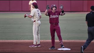 FSU Baseball  Garnet and Gold game recap including video of the extrainnings HR derby [upl. by Pentha]