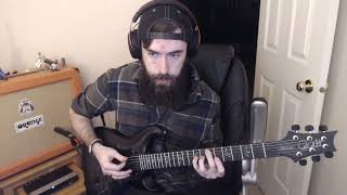 Vildhjarta  Shiver Guitar Cover [upl. by Zednanreh621]