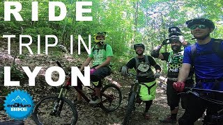 Trip Enduro VTT  La Team part à Lyon enDHurobike Ride [upl. by Gurney840]