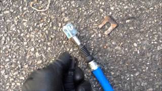 Toyota MR2 SW20  Seized Handbrake Cable [upl. by Oirevas921]