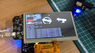 beaglebone lcd framebuffer [upl. by Auqinot959]