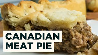 Canadian Meat Pie Recipe  How to cook Tourtière Québécoise [upl. by Mickelson]