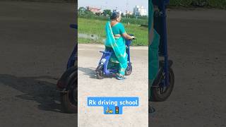 ladies scooty driving schoolyoutubeshort guntur [upl. by Baggs]