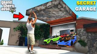 Franklin Unlocking The Most Secret Garage Door In His House GTA 5   SHINCHAN GTA 5 VIDEO [upl. by Nal]