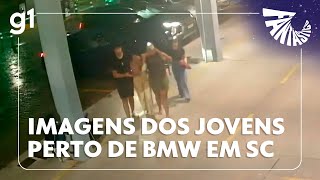 Imagens mostram como foi a madrugada dos jovens que morreram em BMW  FANTÁSTICO [upl. by Pruchno]