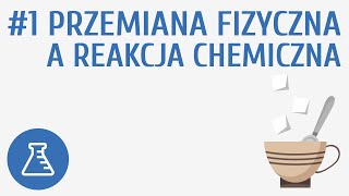 Przemiana fizyczna a reakcja chemiczna 1  Reakcje chemiczne [upl. by Lolanthe]