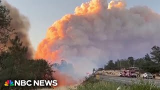 Nations biggest wildfire consumes more ground in Northern California [upl. by Mcdade]