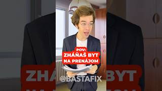 Ceny že Dovideňa 🙈 Ťažko je zohnať normálny byt na prenájom 🥵 Pravda 😅 bastafix paródia vtip [upl. by Artaed]