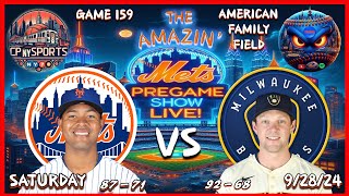 Mets PreGame Show  Mets vs Brewers Game 159  New York Mets  Milwaukee Brewers  Mets Talk [upl. by Ejrog448]