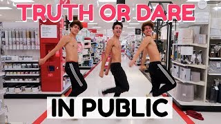 EXTREME TRUTH OR DARE IN PUBLIC 2  Brent Rivera [upl. by Asamot]