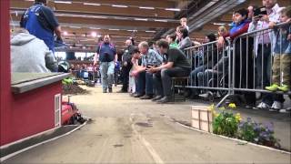 Modellbau Messe Wels 2015 Rundfahrt mit Tieflader [upl. by Lerred]