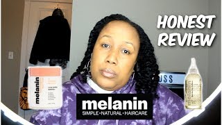 NEW Melanin Hair Products by Naptural85  Honest Review [upl. by Akiemahs]