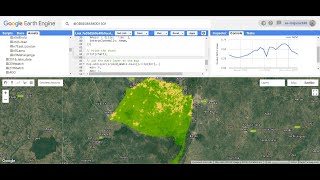 problemsolving class How to make NDVI time series chart using Google Earth Engine [upl. by Arny]