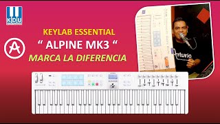 ✅New Keylab Essential 61 MK3 Alpine  KDU Sintetizador [upl. by Amikat]