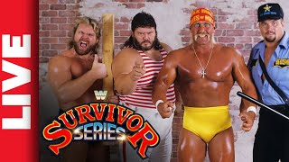 🔴 WWE SURVIVOR SERIES 1990  Undertaker WWE Debut Full Show Live Stream Watch Along [upl. by Annanhoj]