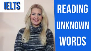 IELTS Reading What to do when you dont know a word english video [upl. by Billmyre741]