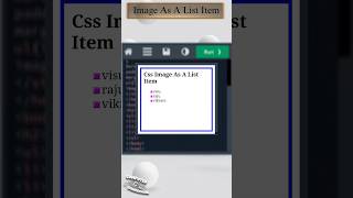 𝐂𝐬𝐬 𝐈𝐦𝐚𝐠𝐞 𝐀𝐬 𝐀 𝐋𝐢𝐬𝐭 𝐈𝐭𝐞𝐦 image list style text css webdesign html html5 Educationslearning [upl. by Aeki]