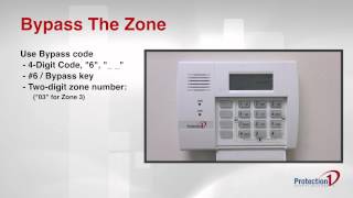 How to Bypass a Zone on Your Honeywell Alarm System [upl. by Cirdahc]