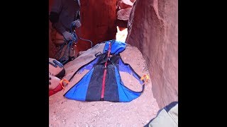 sandtrap canyoneering anchor for rappel [upl. by Asilanna]