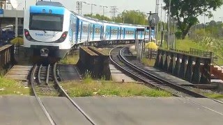 Trenes Argentinos  Nuevos trenes LBS 12032016 [upl. by Anirtak]