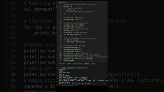 Python Dictionary Essentials Creation and Manipulation [upl. by Clabo]