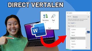 Vertaal je document in Word  Zonder Google Translate [upl. by Stedman]