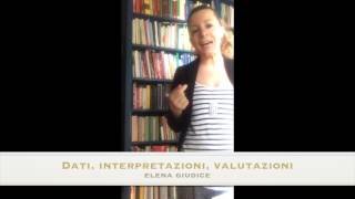 Dati interpretazioni valutazioni [upl. by Elo]