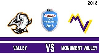 1A Girls Basketball Valley vs Monument Valley High School UHSAA 2018 State Tournament Round 1 [upl. by Tedric]