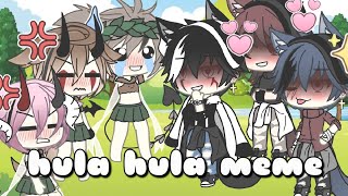 Hula Hula meme  Gay  Gacha life [upl. by Niattirb]