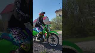 Kawasaki KX500 1990 2T Dirtbike Jumps shorts kx500 shortsyoutube subscribe shortsclip 2023 [upl. by Samaj780]