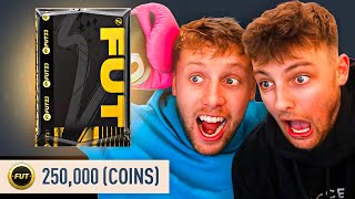 MY BRO OPENS THE MOST EXPENSIVE 250000 PACK IN FIFA HISTORY  FIFA 23 [upl. by Boothman]