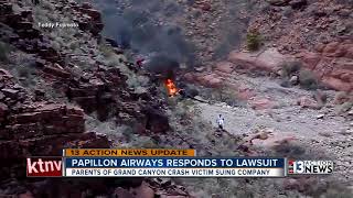 Papillon Airways responds to Grand Canyon crash lawsuit [upl. by Ahsinnor760]