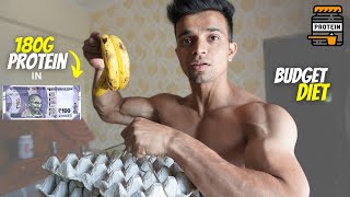 Low BUDGET 160gram Protein Diet For STUDENTS  Full Day Of Eating [upl. by Anilac363]