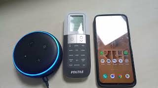 Alexa Device Connection with Voltas Smartair AC [upl. by Emolas]