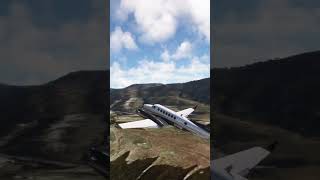 Breathtaking Mountain Airport Departure MSFS  4K Ultra HD [upl. by Laforge]